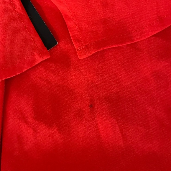 Fashion Nova red ruffle romper - Picture 7 of 8